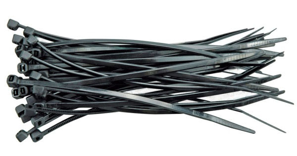 BRIDFIX gyorskötöző 50db/csomag, 14cm fekete