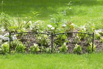 CLASSIC METAL BORDER fém ágyásszegély 40 cm x 1 m barna 2.Kép