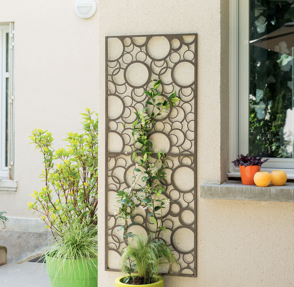 Decoration Panel fém panel, 0,6 x 1,5 Barna