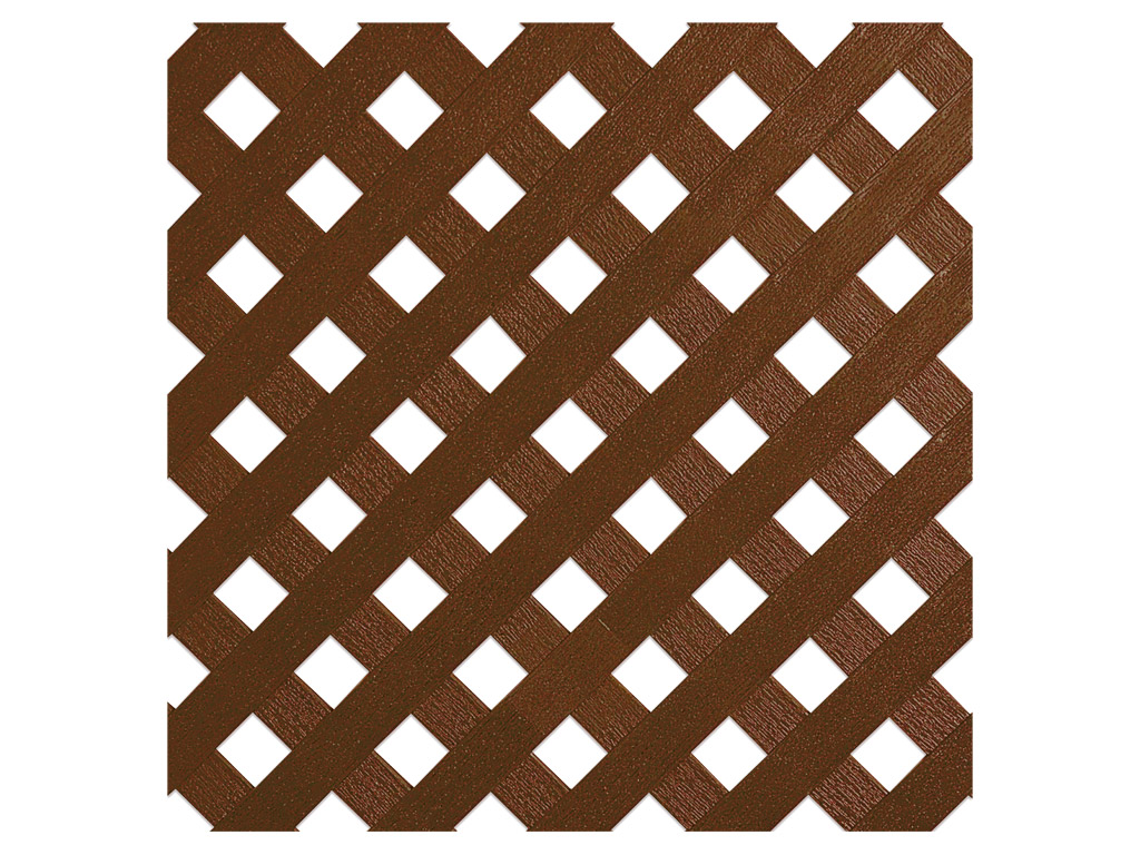 Privat térelválasztó panel, 1x2 m, barna