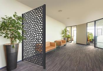 MOSAIC mintás térelválasztó , futtató panel, 1x2, Antracit 3.Kép