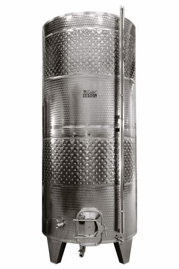 Erjesztő-áztató tartály dupla hűtőköpennyel INOX 2000L 5.Kép