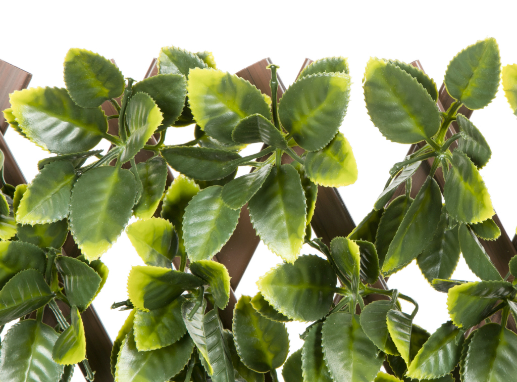 FLEXIGREEN műanyag apácarács díszlevelekkel
