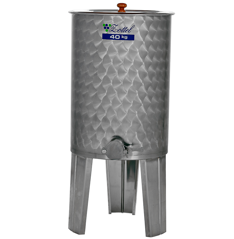 Méz tároló INOX tartály 40 kg