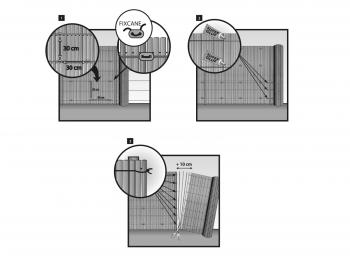 PLASTICANE OVAL ovális profilú műanyag nád 1x3m barna 3.Kép