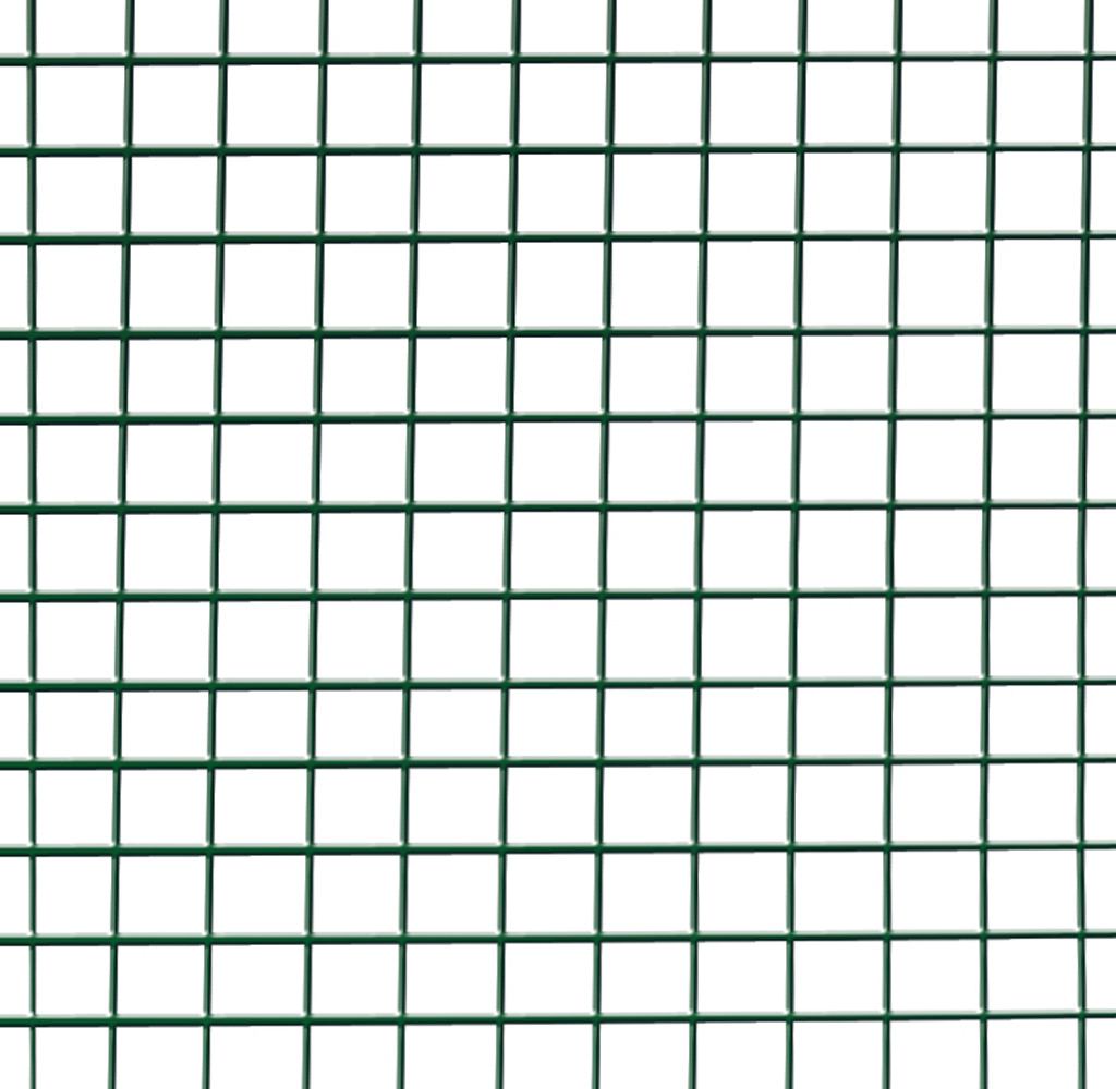 FENSANET PLAST 19 ponthegesztett drótháló, műanyag bevonattal 0,5x5m Zöld