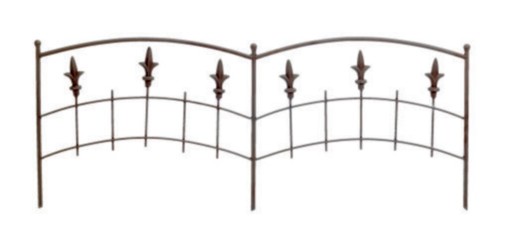 ROYAL BORDER fém ágyásszegély 40 cm x 100 cm