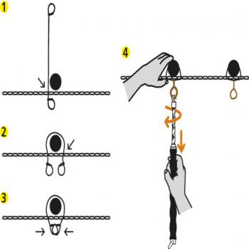 TWISTER FIX fém kapocs 200db/csomag 16cm 2.Kép
