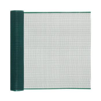 SQUARE műanyag kertirács 0,5x0,5mm, 0,5x5m, zöld 5.Kép