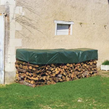 NORT PROTEX 80 g/m2 erősített, vízhatlan takaróponyva 4 x 6m, zöld Kép