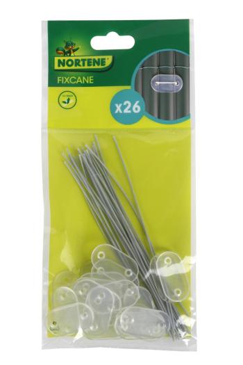 FIXCANE rögzítő műanyag nádfonat rögzítéséhez 16cm átlátszó 26db/cs 2.Kép