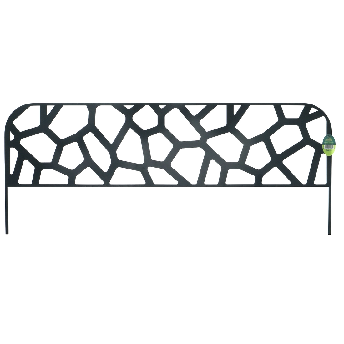 STONE BORDER fém ágyásszegély 40x100cm, kő minta