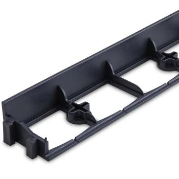 BORDERKIT FLEXI 45 műanyag ágyás és gyepszegély szett 100x8x4,5cm 8db/cs +16db leszúró Kép