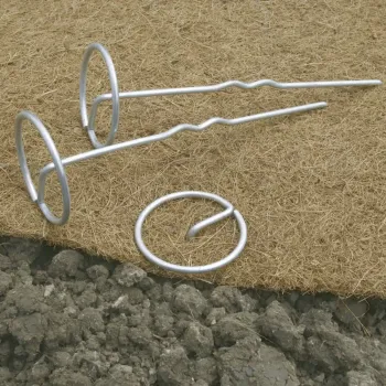 TERRAPIC leszúrható fém rögzítő 20cm 10db/csomag Kép