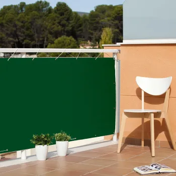 BALCONY CITY dekoratív, szőtt árnyékoló 0,9x3m zöld Kép