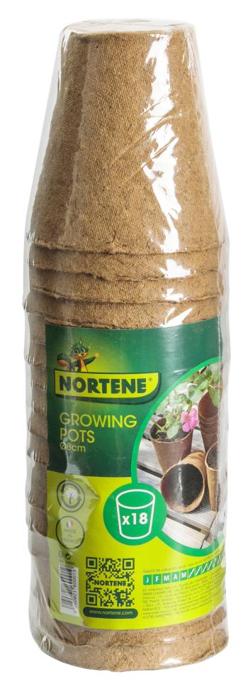 GROWING POTS tőzegcserép 24db/cs átm: 6cm 3.Kép