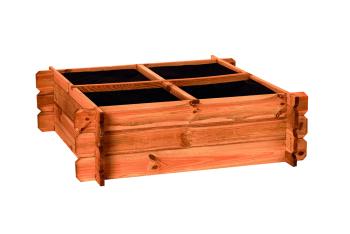 NATUR SQUARE 4 részes magaságyás 80x30x80cm Kép