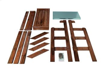 NATUR TABLE növényültető asztal 113 x 84 x 40 cm 8.Kép